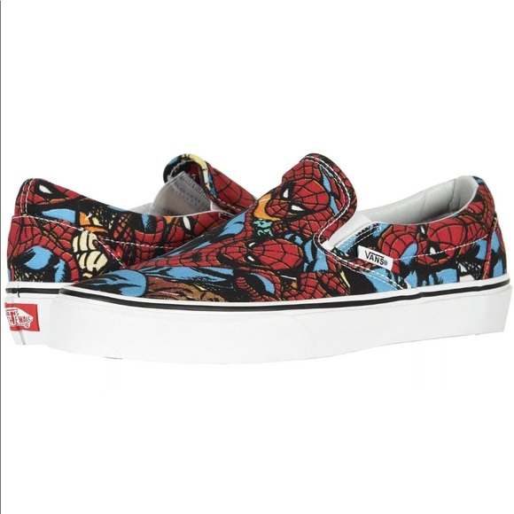 Vans Shoes - Vans Women’s Classic Slip-On Marvel Spiderman